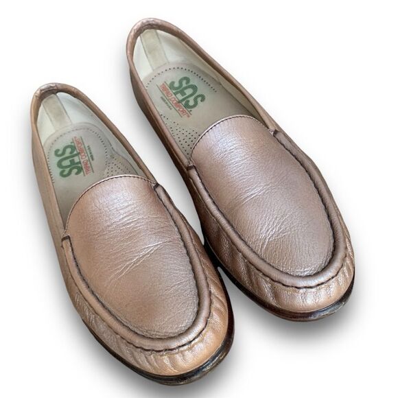 SAS Tripad Comfort pewter Penny Loafers Slip on Everyday Leather Women’s size 9 - Picture 3 of 15